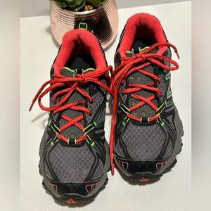 Black and Red Athletic Shoes